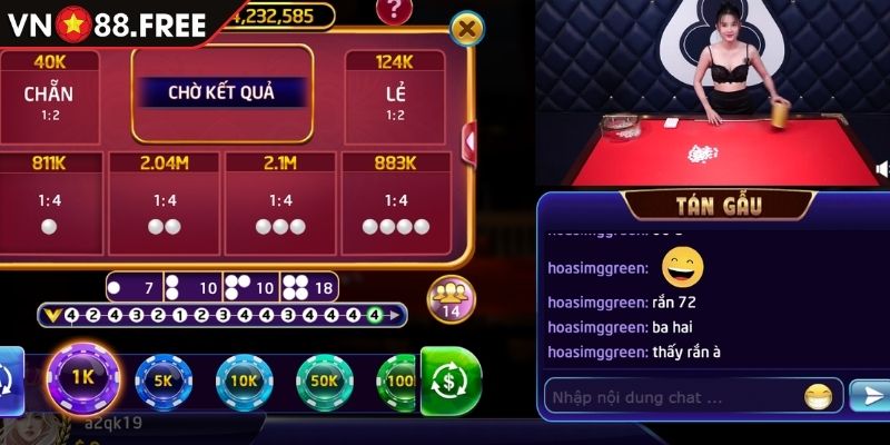Thử sức ván game Fantan trực tuyến