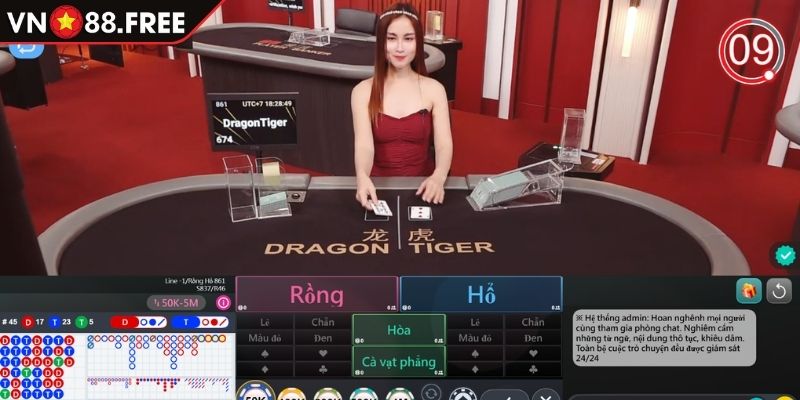 Trải nghiệm ván game Rồng Hổ