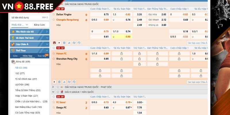 Loại hình tài xỉu hiệp 1