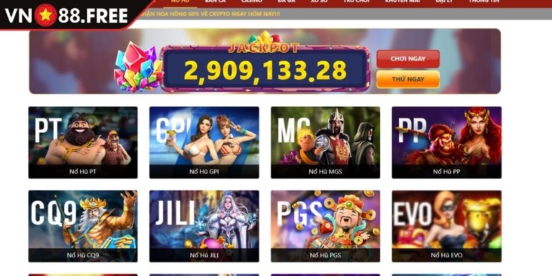 Khám phá nhà phát hành Nổ Hũ PP VN88
