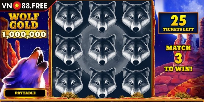 Tham gia ván game Wolf Gold
