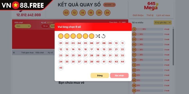 Loại hình Mega 6/45
